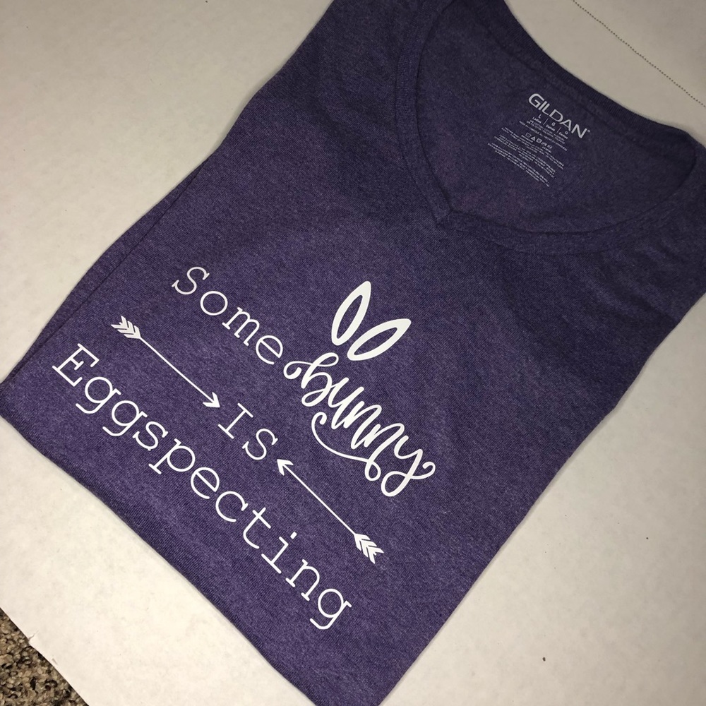 Eggspecting mommy shirt